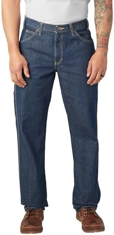Smith's Workwear Men's Stretch Carpenter Jeans, Dark Blue